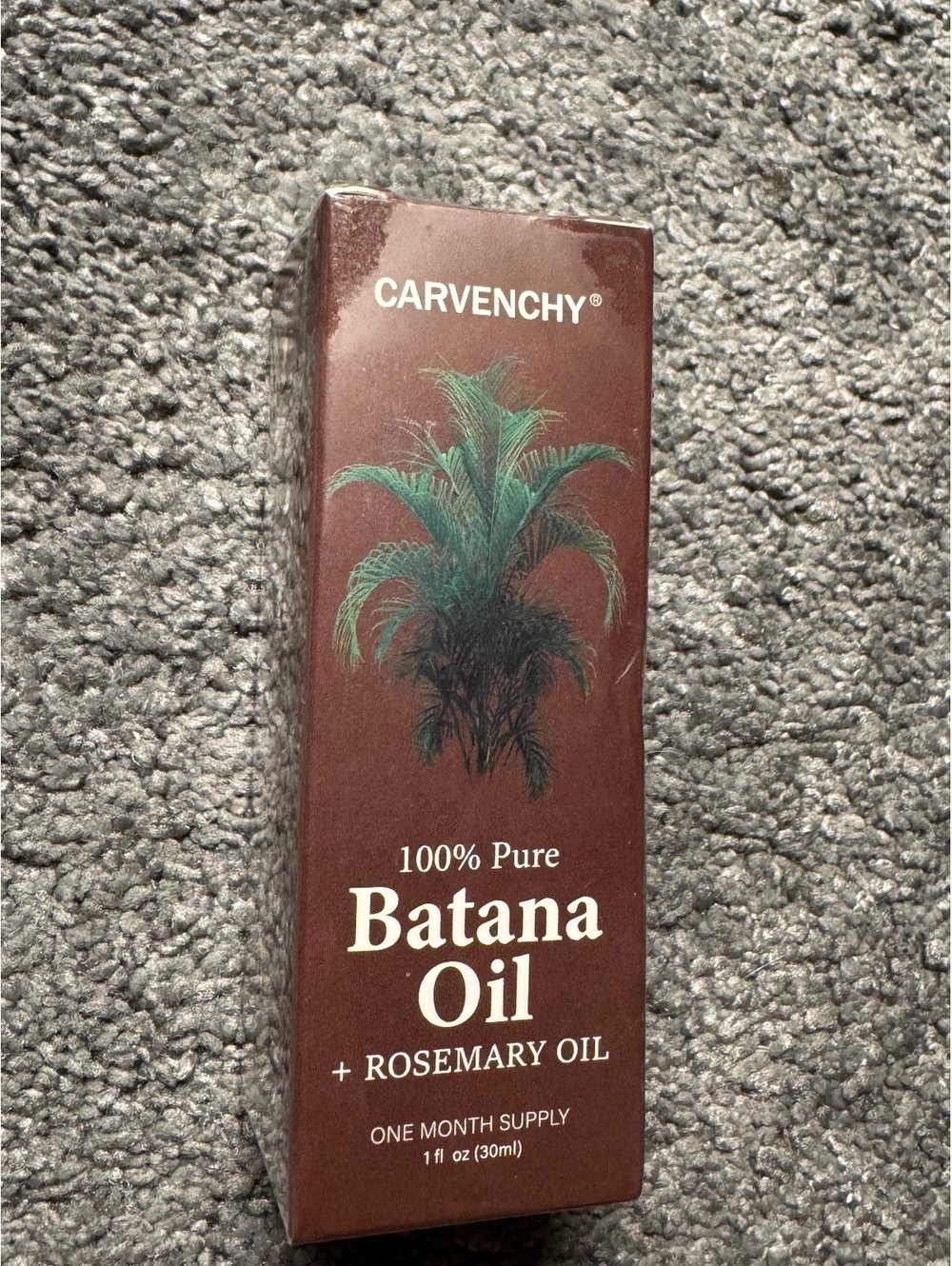 CARVENCHY Batana Oil with Rosemary Oil 100% Pure Hair Scalp Care 1 fl oz 30ml